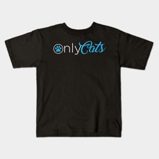 Only Cats - dark Kids T-Shirt